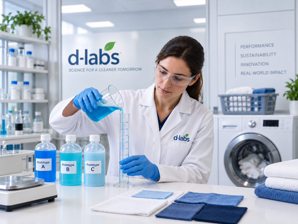 Laundry detergent formulation development in the d-labs laboratory
