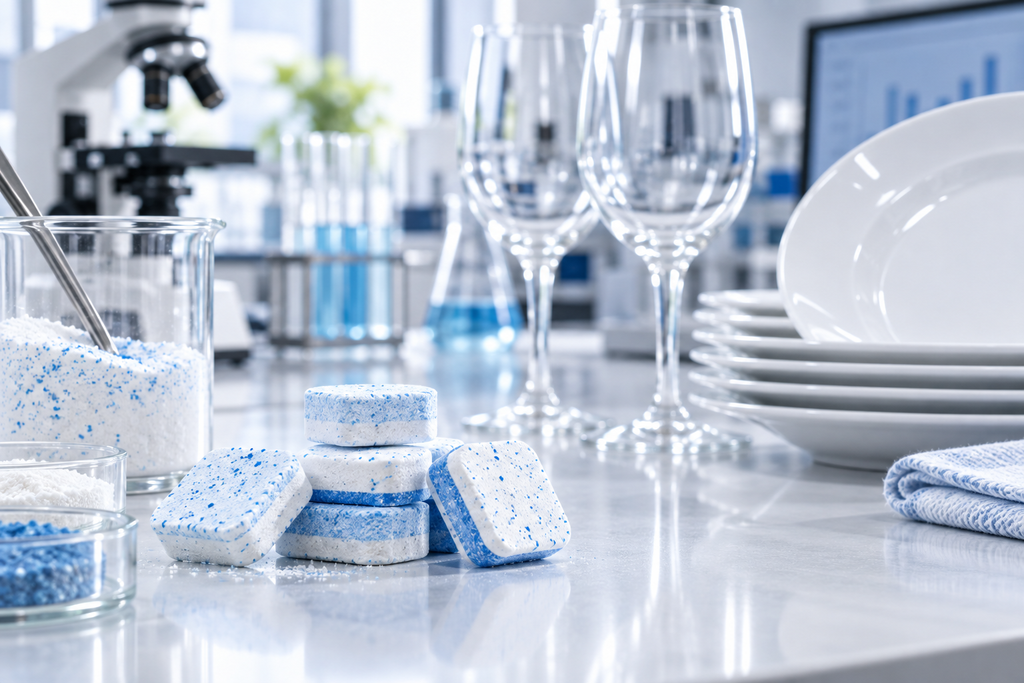 Dishwasher tablet formulation development and testing